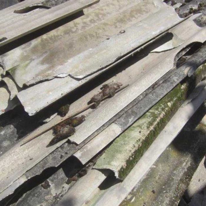 Eternitplatten entsorgen: Faserzementplatten sind Asbestabfall